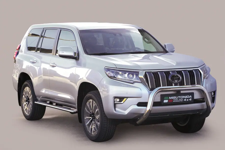 Super bar ø76, mirror polished — Toyota Land Cruiser 150 (2017–)