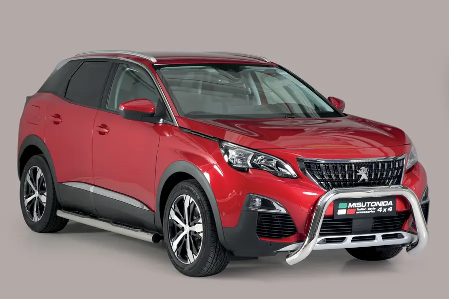Esikaitseraud Super ø76, poleeritud — Peugeot 3008 (2018–)