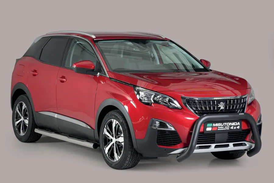 Esikaitseraud Super ø76, must — Peugeot 3008 (2018–)