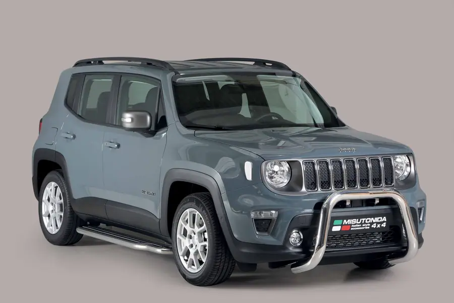 Super bar ø76, mirror polished — Jeep Renegade (2018–)
