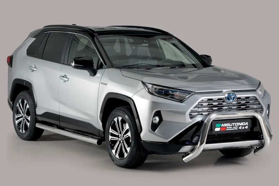 Esikaitseraud Super ø76, poleeritud — Toyota RAV4 (2018–)