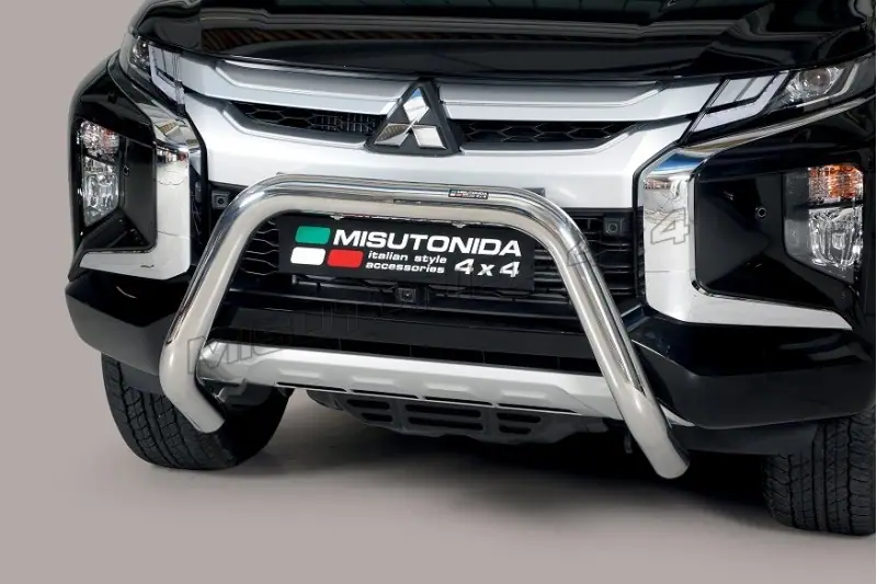 Esikaitseraud Super ø76, poleeritud — Mitsubishi L200 (2019–)