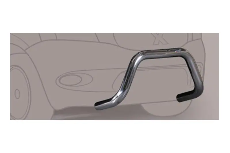 Super bar ø76, mirror polished — Toyota Land Cruiser 90 (1996–2002)