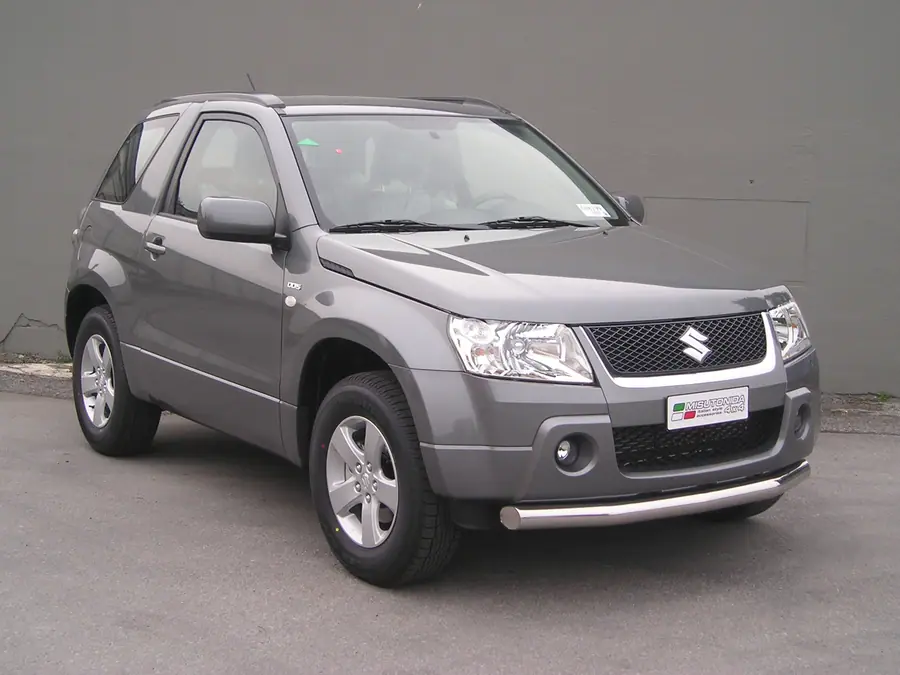Slash bar ø76, mirror polished — Suzuki Grand Vitara (2005–2008)