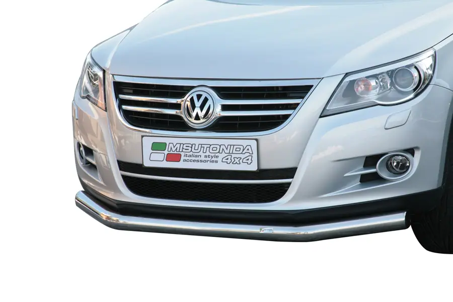 Slash bar ø76, mirror polished — Volkswagen Tiguan (2007–2015)