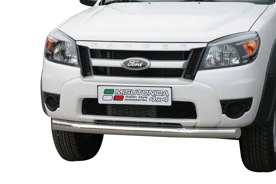 Slash bar ø76, mirror polished — Ford Ranger (2007–2012)