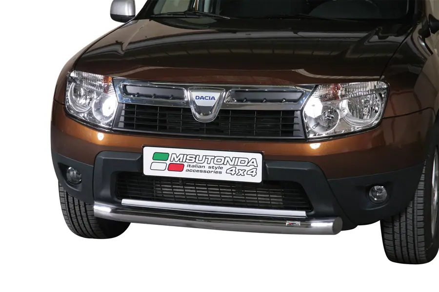 Slash bar ø76, mirror polished — Dacia Duster (2010–2017)
