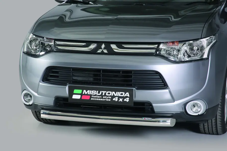 Esikaitseraud Slash ø76, poleeritud — Mitsubishi Outlander (2012–2015)