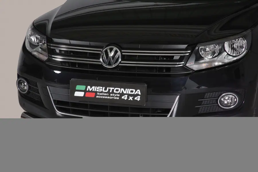 Slash bar ø76, mirror polished — Volkswagen Tiguan (2007–2015)
