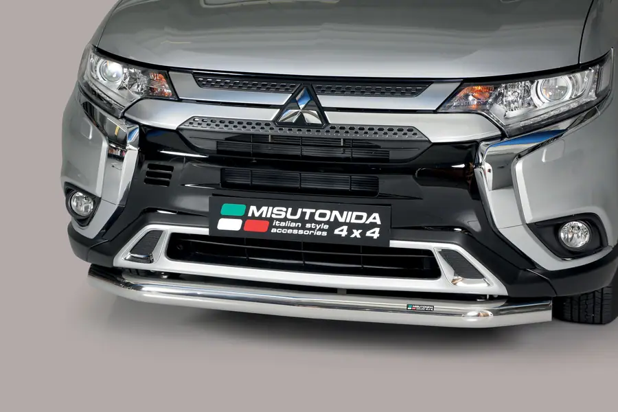 Esikaitseraud Slash ø76, poleeritud — Mitsubishi Outlander (2015–2018)