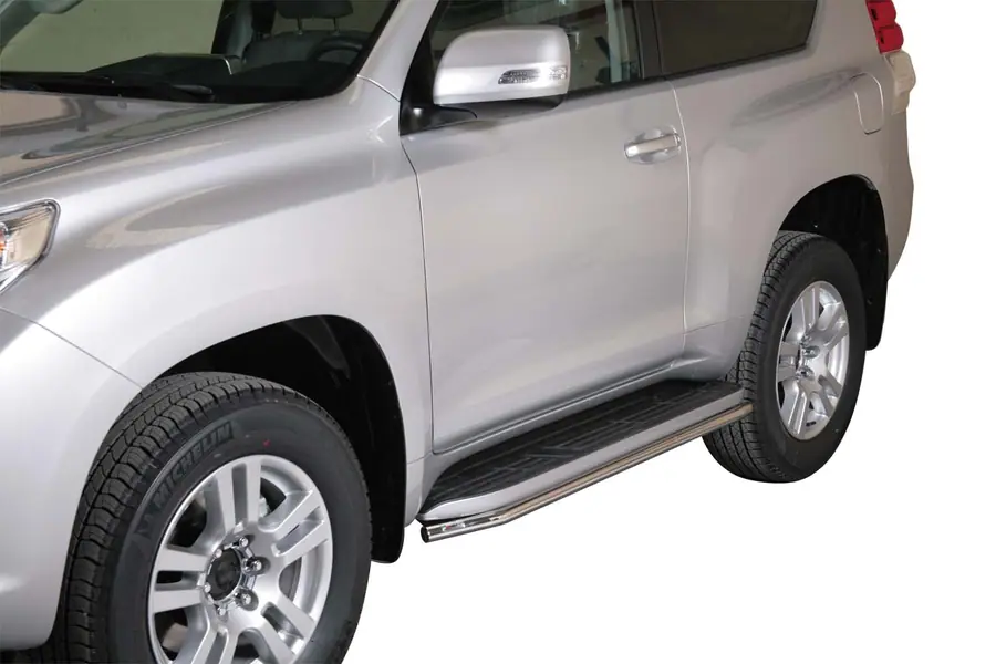 Astmelaudade kaitsetorud ø50, poleeritud — Toyota Land Cruiser 150 (2010–2013)
