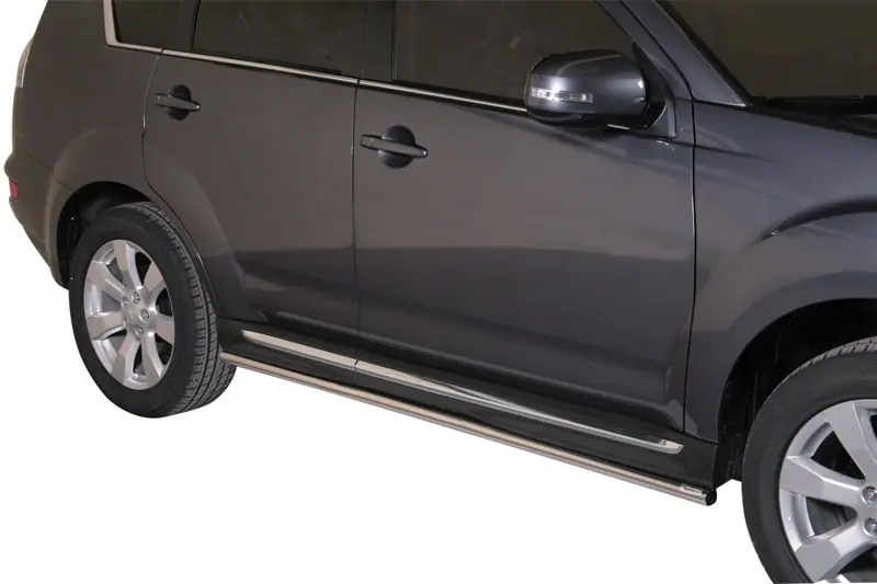 Astmelaudade kaitsetorud ø50, poleeritud — Mitsubishi Outlander (2010–2012)