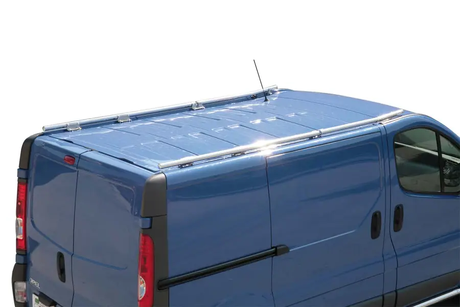 Top bar ø40, mirror polished — Opel Vivaro (2008–2013)