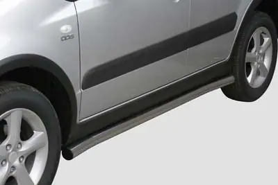 Side bars ø63, mirror polished — Suzuki SX4 (2006–2009)