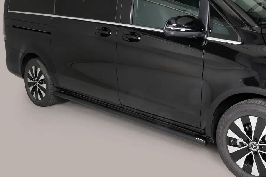Side bars ø63, black — Mercedes-Benz V-Class (2014–)