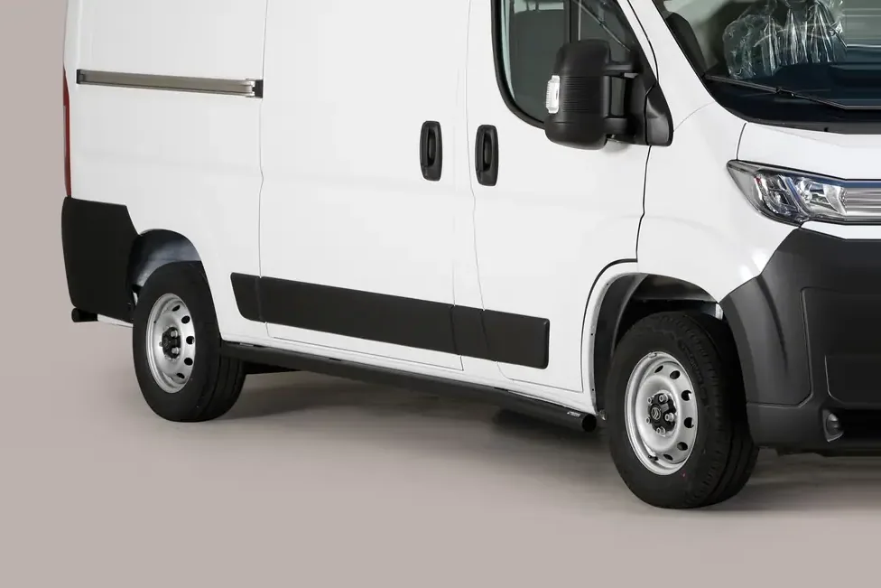 Side bars ø63, black — Citroën Jumper (2006–2016)