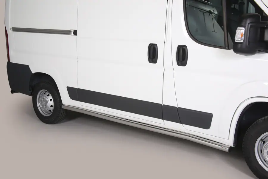 Side bars ø63, mirror polished — Citroën Jumper (2006–2016)