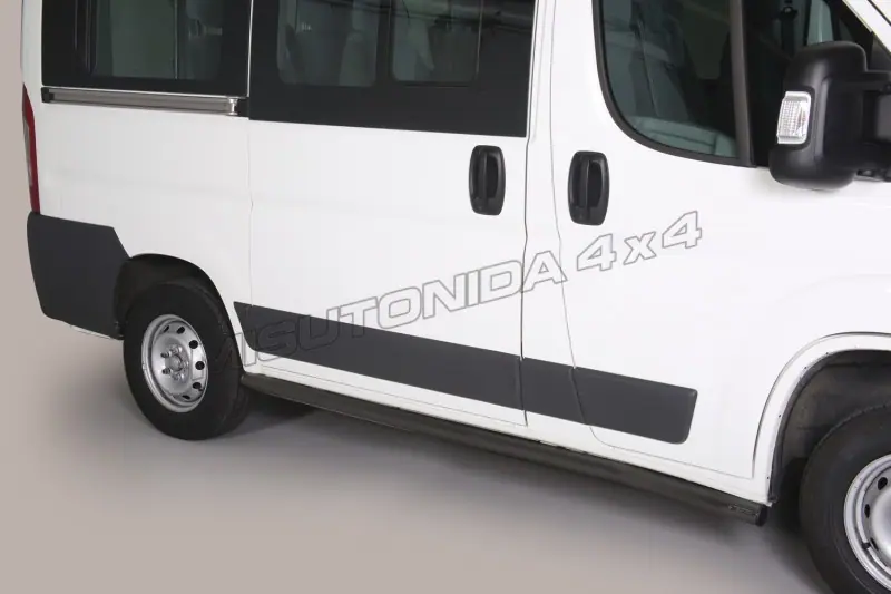 Side bars ø63, black — Citroën Jumper (2006–2016)