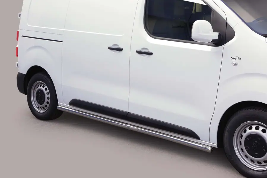 Küljetorud, keevitatud otstega ø63, poleeritud — Toyota Proace (2016–)