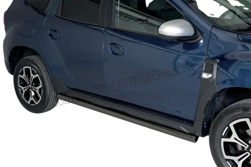 Боковые трубы ø63, чёрная — Dacia Duster (2018–2019)