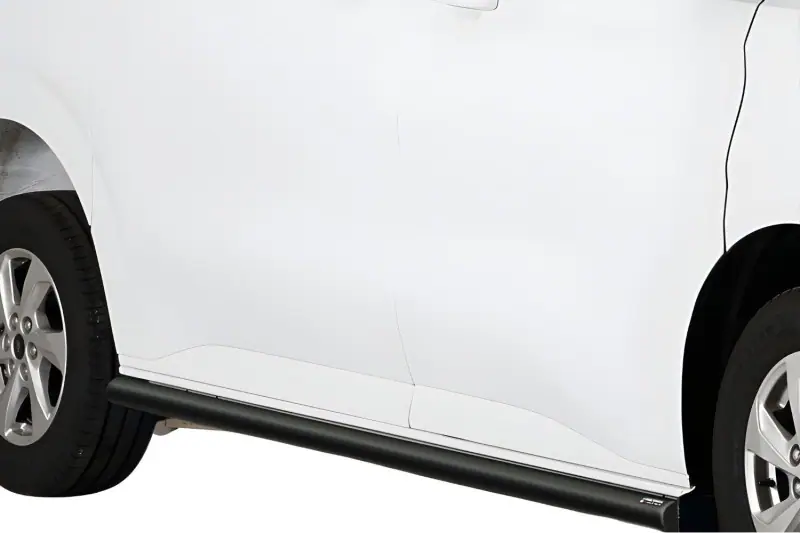 Side bars with welded caps ø63, black — Ford Tourneo Custom (2024–)