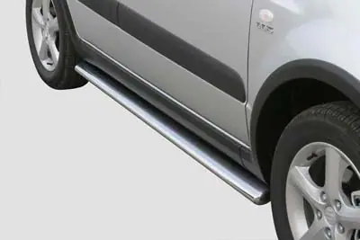 Oval side bars øovaal, mirror polished — Suzuki SX4 (2006–2009)