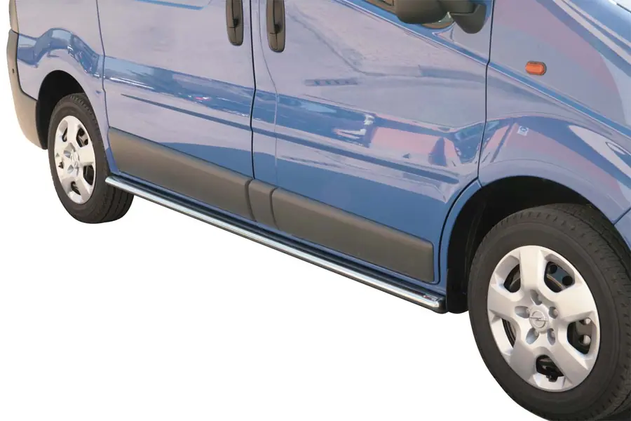 Oval side bars øovaal, mirror polished — Opel Vivaro (2008–2013)