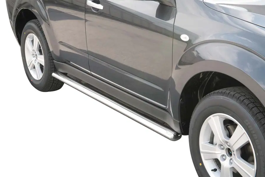 Oval side bars øovaal, mirror polished — Subaru Forester (2008–2012)