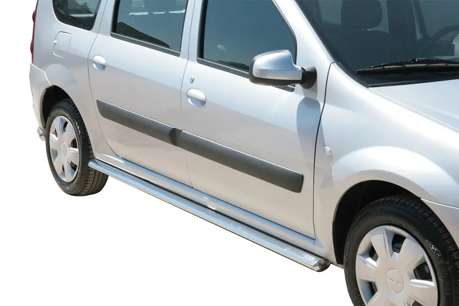 Oval side bars øovaal, mirror polished — Dacia Logan MCV (2009–)