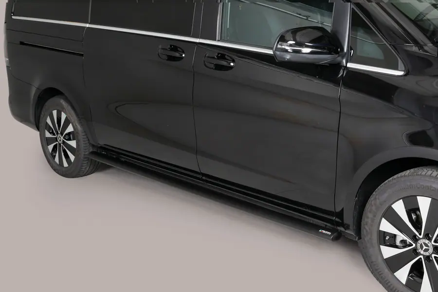 Oval side bars øovaal, black — Mercedes-Benz Vito (2020–)