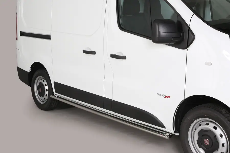 Овальные боковые трубы øovaal, полированная — Fiat Talento (2016–)