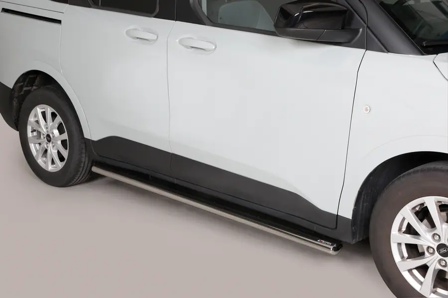 Овальные боковые трубы øovaal, полированная — Ford Courier (2018–)