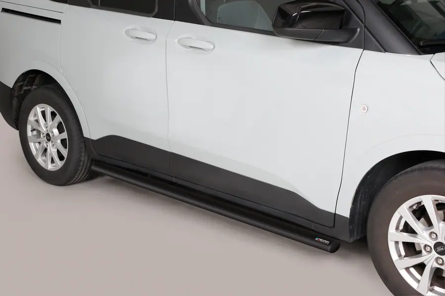 Овальные боковые трубы øovaal, чёрная — Ford Courier (2018–)