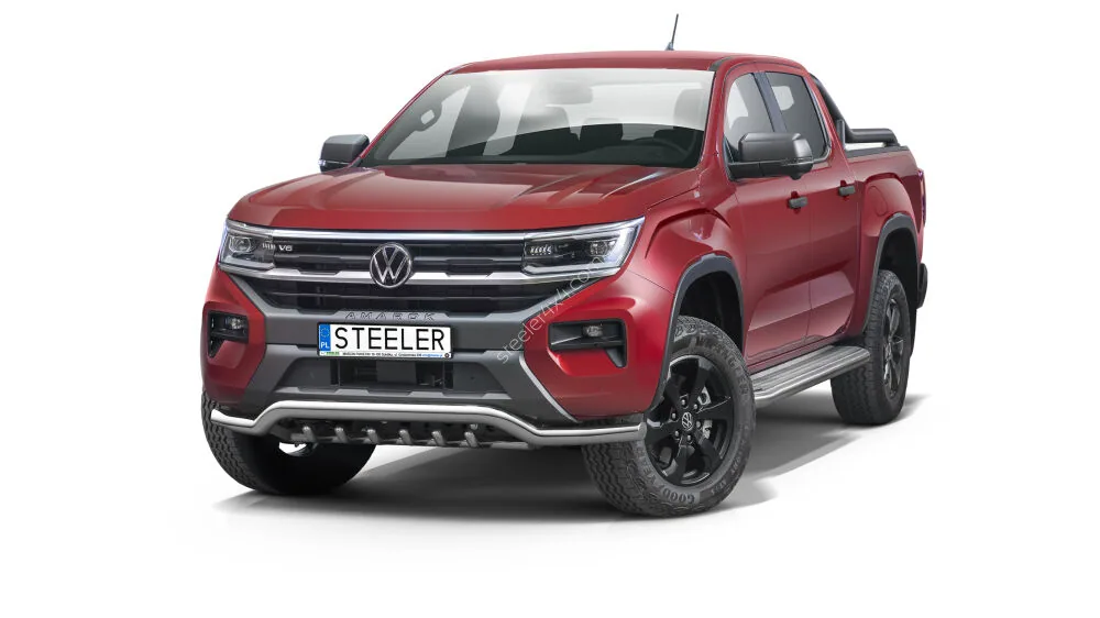 EC low spoiler bar with axle-bar — Volkswagen Amarok (2023–)