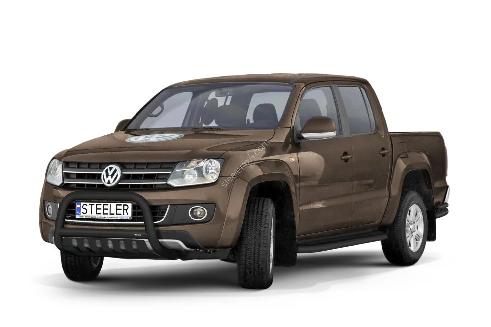 EC A-bar with cross bar and axle-plate, black — Volkswagen Amarok (2009–2016)