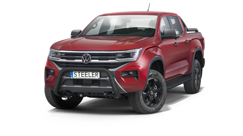 EC A-kaitseraud ilma põikitoruta, must — Volkswagen Amarok (2023–)