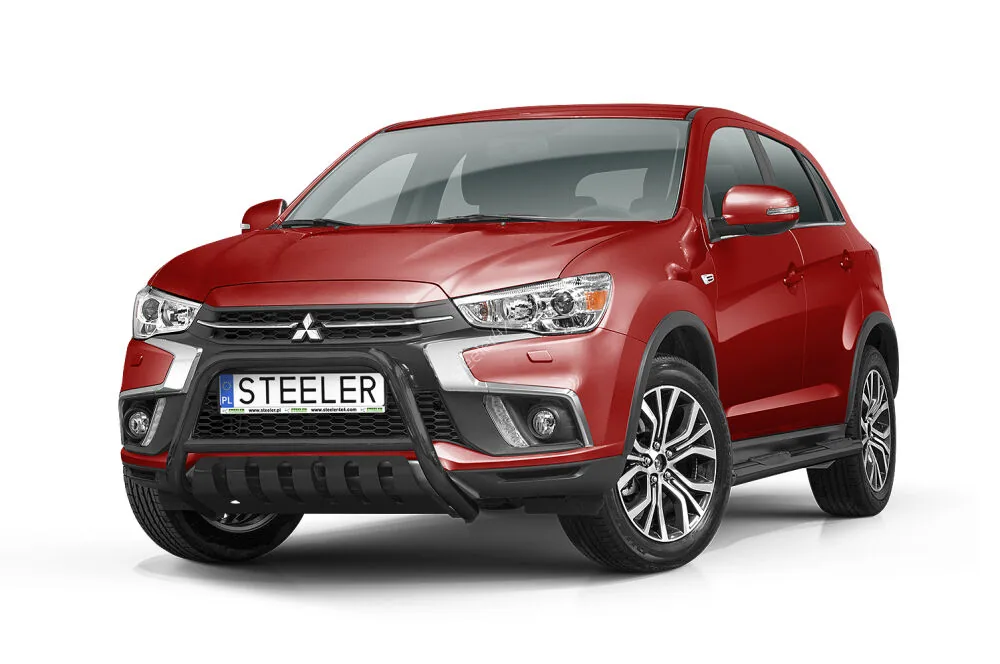 EC A-bar with cross bar and axle-plate, black — Mitsubishi ASX (2017–2019)