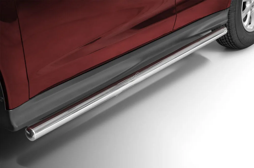 Stainless steel side bars — Mitsubishi ASX (2017–2019)