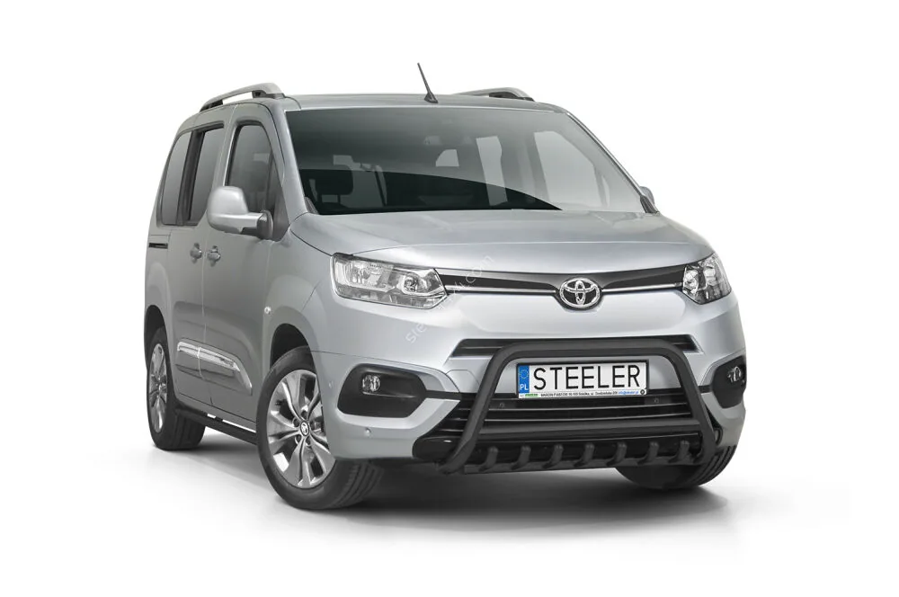 Дуга EC A с поперечиной и трубой моста, чёрная — Toyota Proace City Verso (2019–)