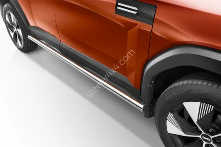 Пороги-трубы из нержавейки — Dacia Bigster (2025–)