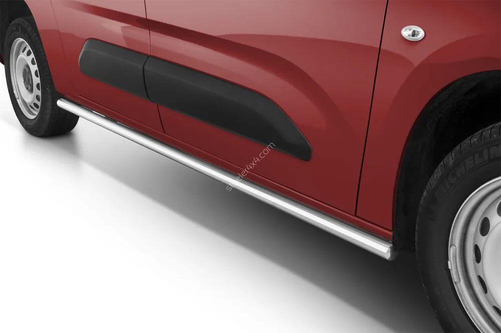 Пороги-трубы из нержавейки — Citroën Berlingo Van (2019–)