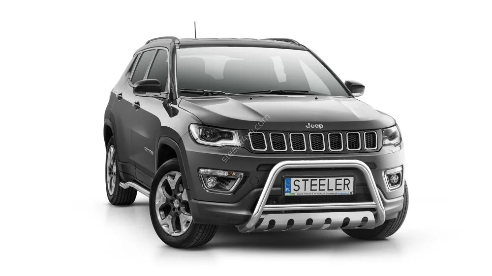 EC A-kaitseraud põikitoru ja sillaplaadiga — Jeep Compass (2017–)
