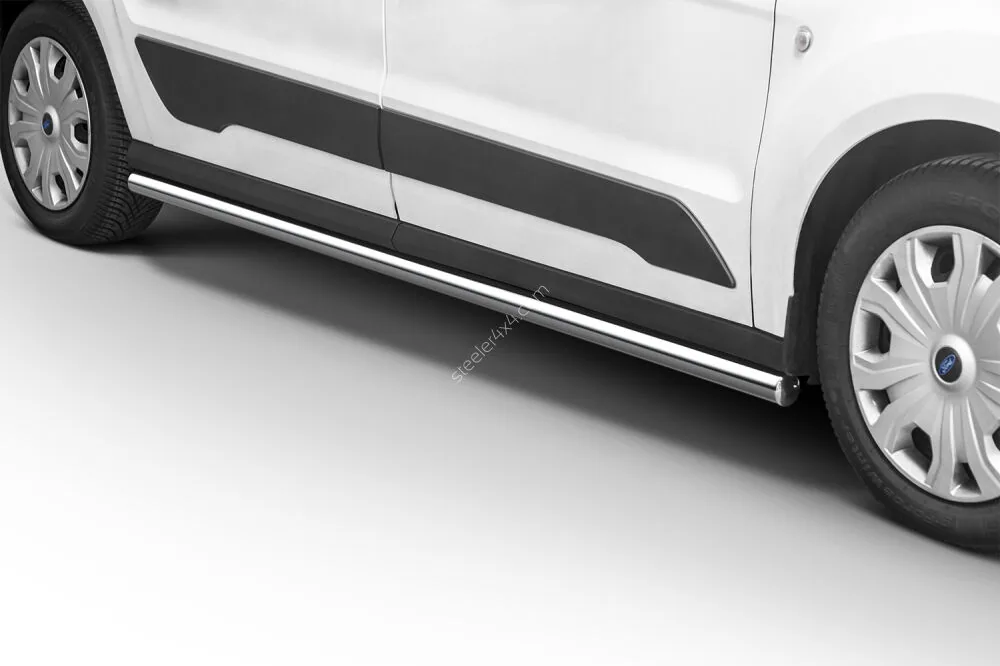 Пороги-трубы из нержавейки — Ford Connect (2013–2018)