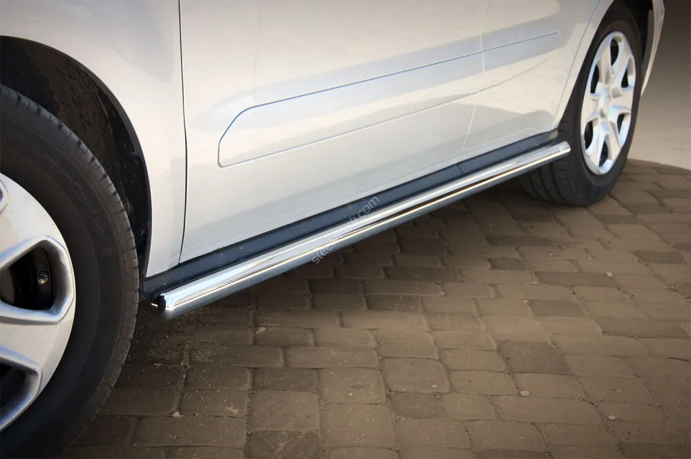 Stainless steel side bars — Ford Courier (2014–2018)