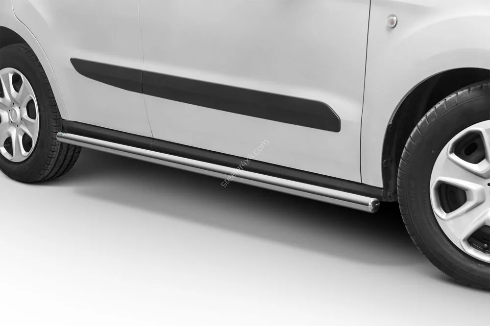 Stainless steel side bars — Ford Courier (2018–)