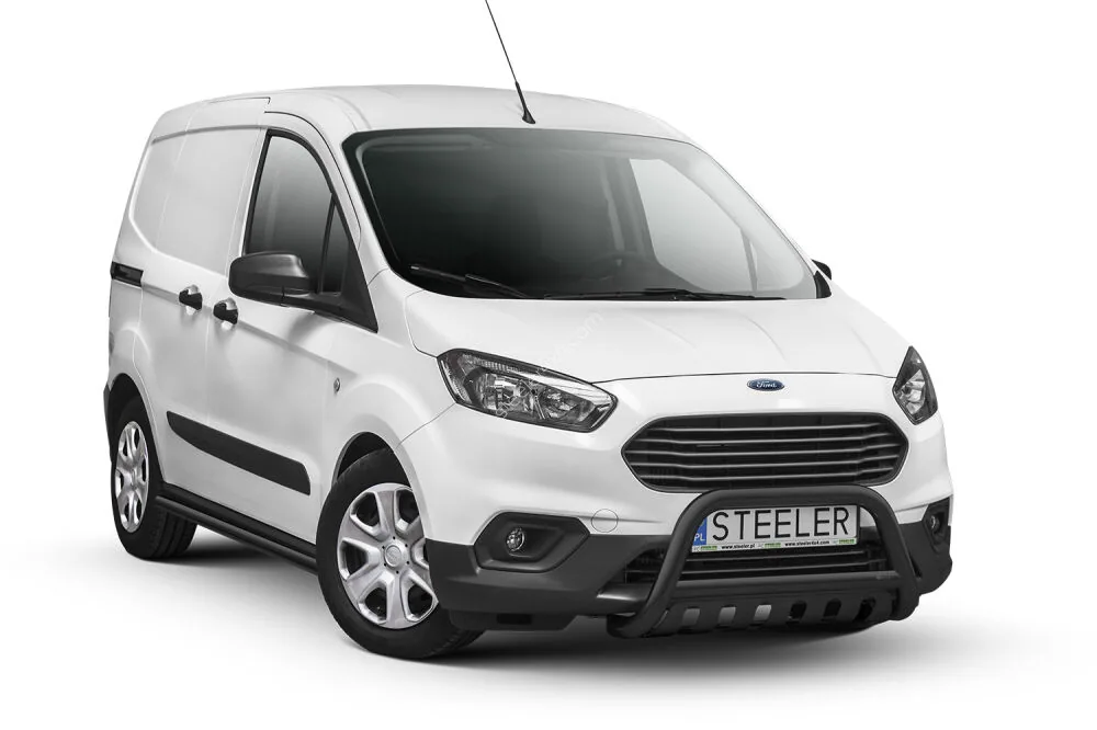 EC A-bar with cross bar and axle-plate, black — Ford Courier (2018–)