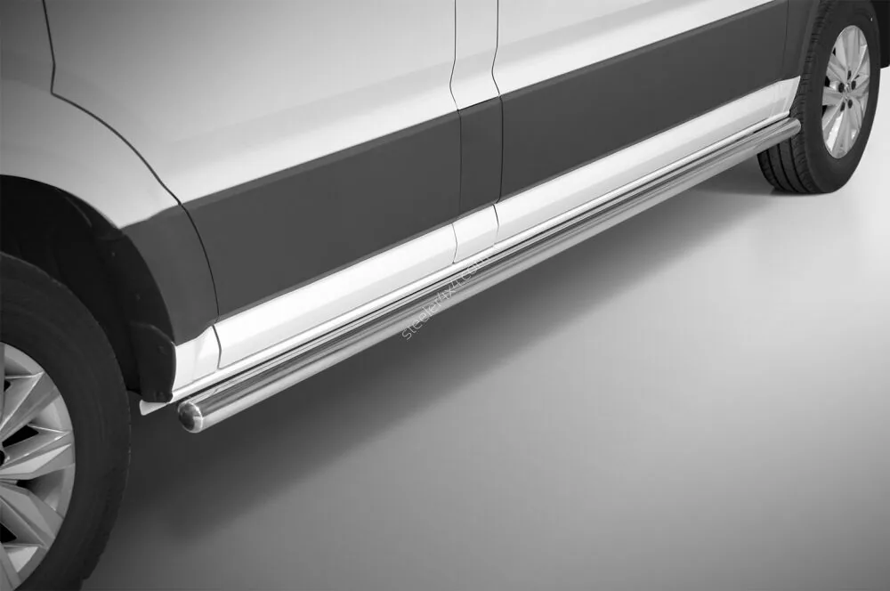 Stainless steel side bars — MAN TGE (2018–)