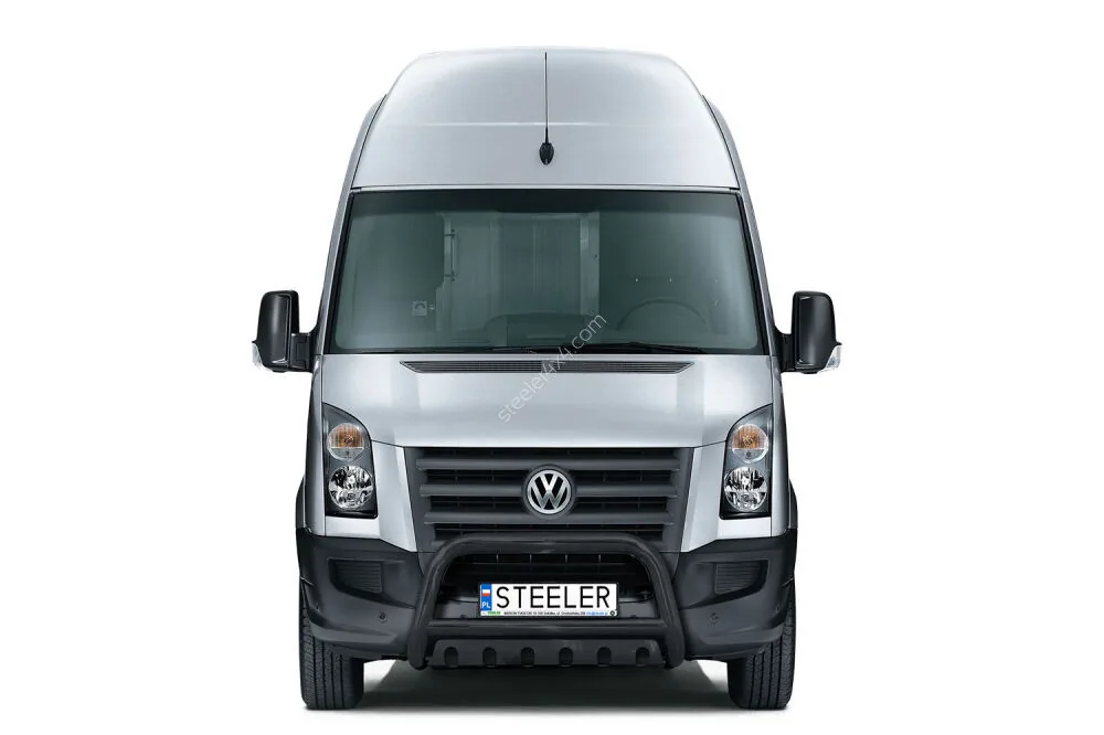 EC A-bar with cross bar and axle-plate, black — Volkswagen Crafter (2006–2017)