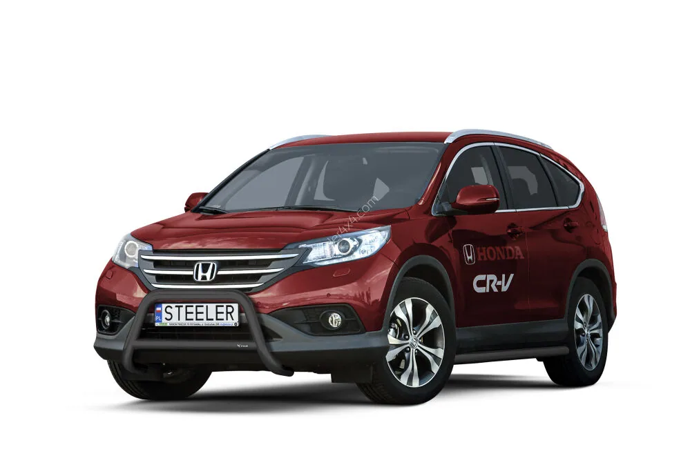 Дуга EC A с поперечиной, чёрная — Honda CR-V (2012–2015)