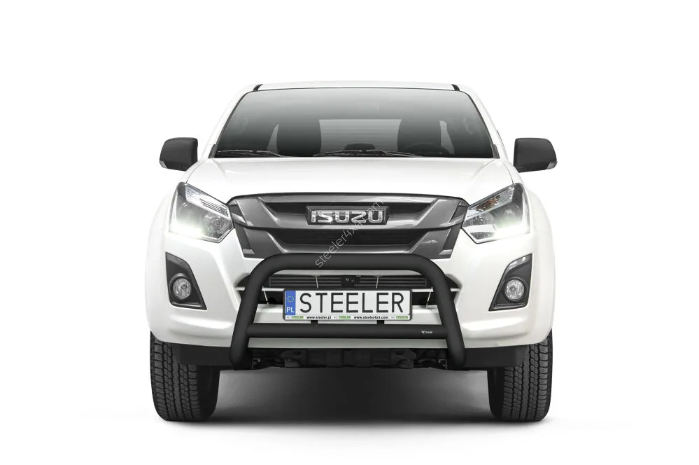 EC A-kaitseraud põikitoruga, must — Isuzu D-Max (2012–2017)